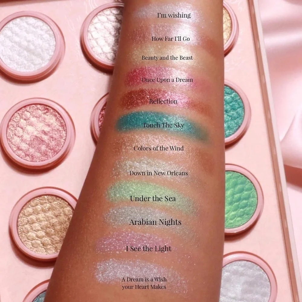 COLOURPOP Disney Princess Heart of Gold Super Shock Shadow Vault 12 Piece Set